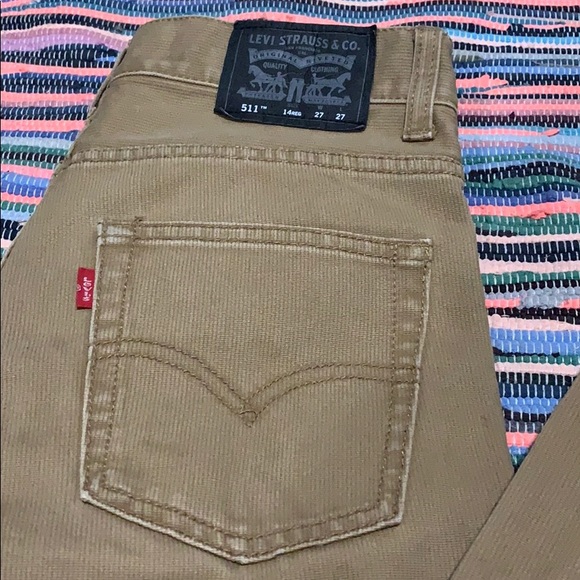 27x27 Levi 511 skinny corduroy red tab. - Picture 2 of 3